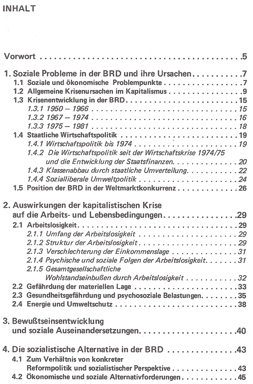 Inhalt Juso-Programm 1981