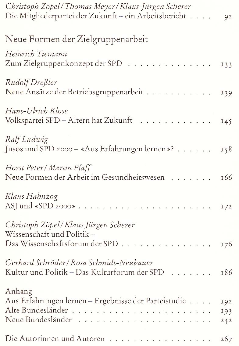 1993 SPD 2000 Inhalt 2